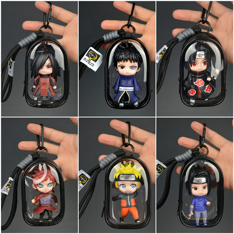 Anime Merchandise Keychain - Naruto Uchiha Obito Itachi Uchiha Naruto