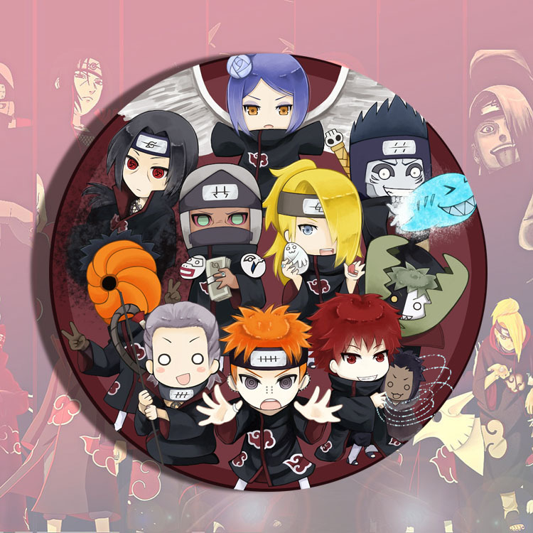 Anime Merchandise Keychain - Naruto Sasuke Itachi Madara Kakashi Anime