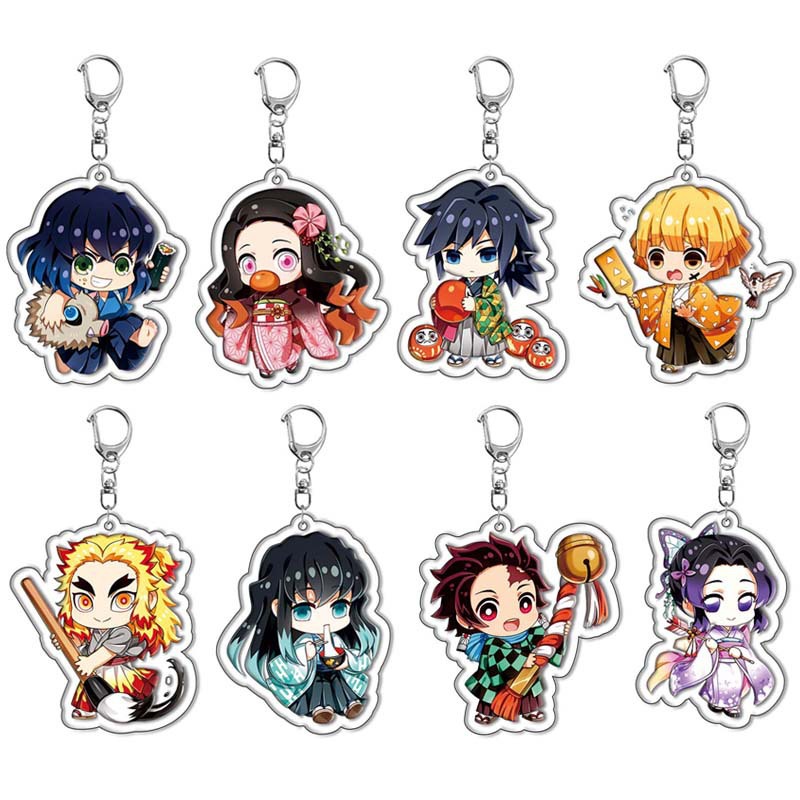 Anime Merchandise Keychain - Demon Slayer Kimetsu no Yaiba Tanjiro