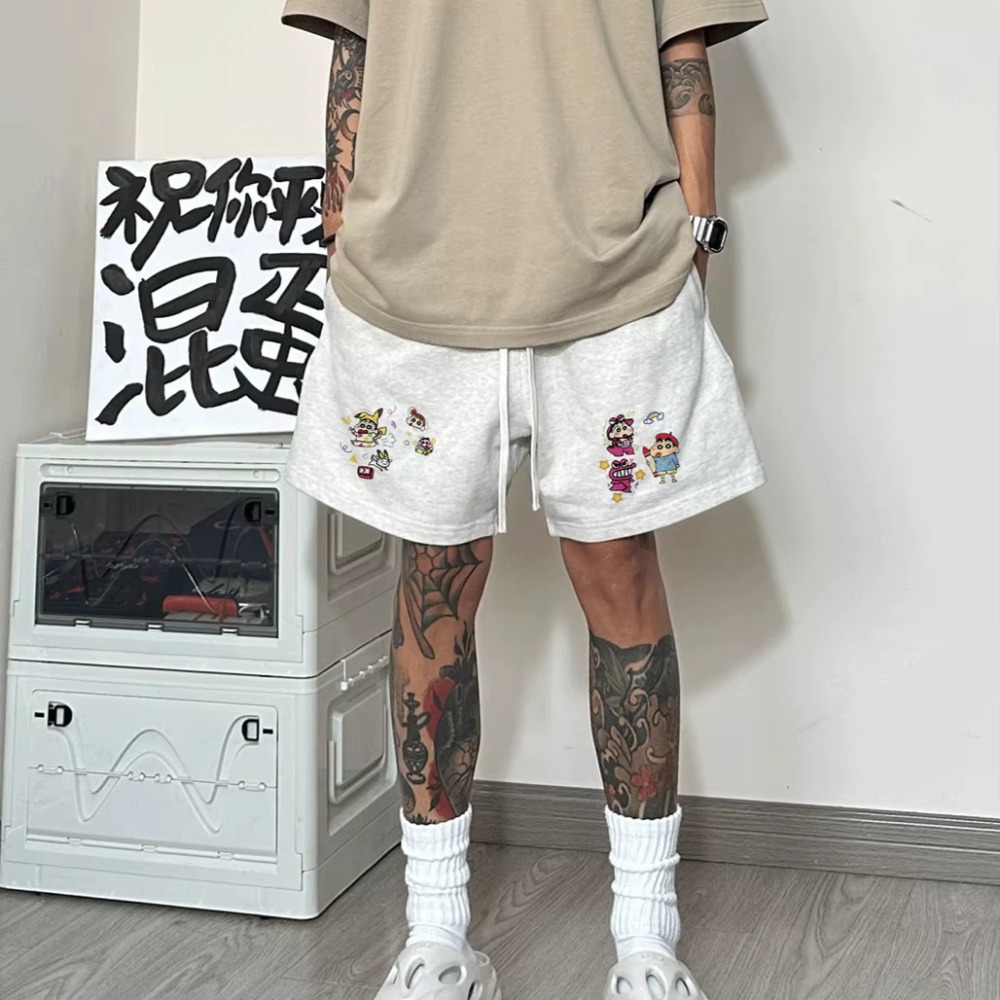 Anime Merchandise Store Japan - New Men's Shorts Crayon Shin-chan Summer