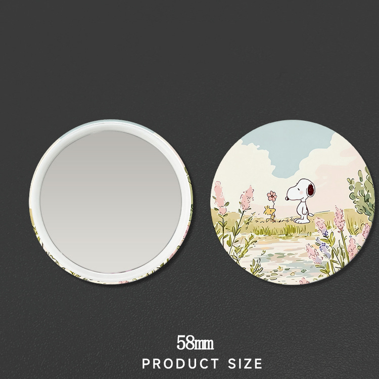 New Snoopys Badge Mirror Woman - огляд і ціна Anime Merchandise For Girls