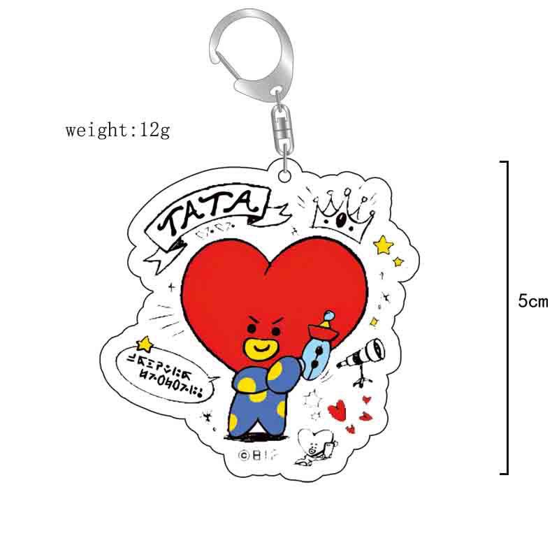 BT21 anime cartoon cute acryli - огляд і ціна Anime Merchandise For Girls