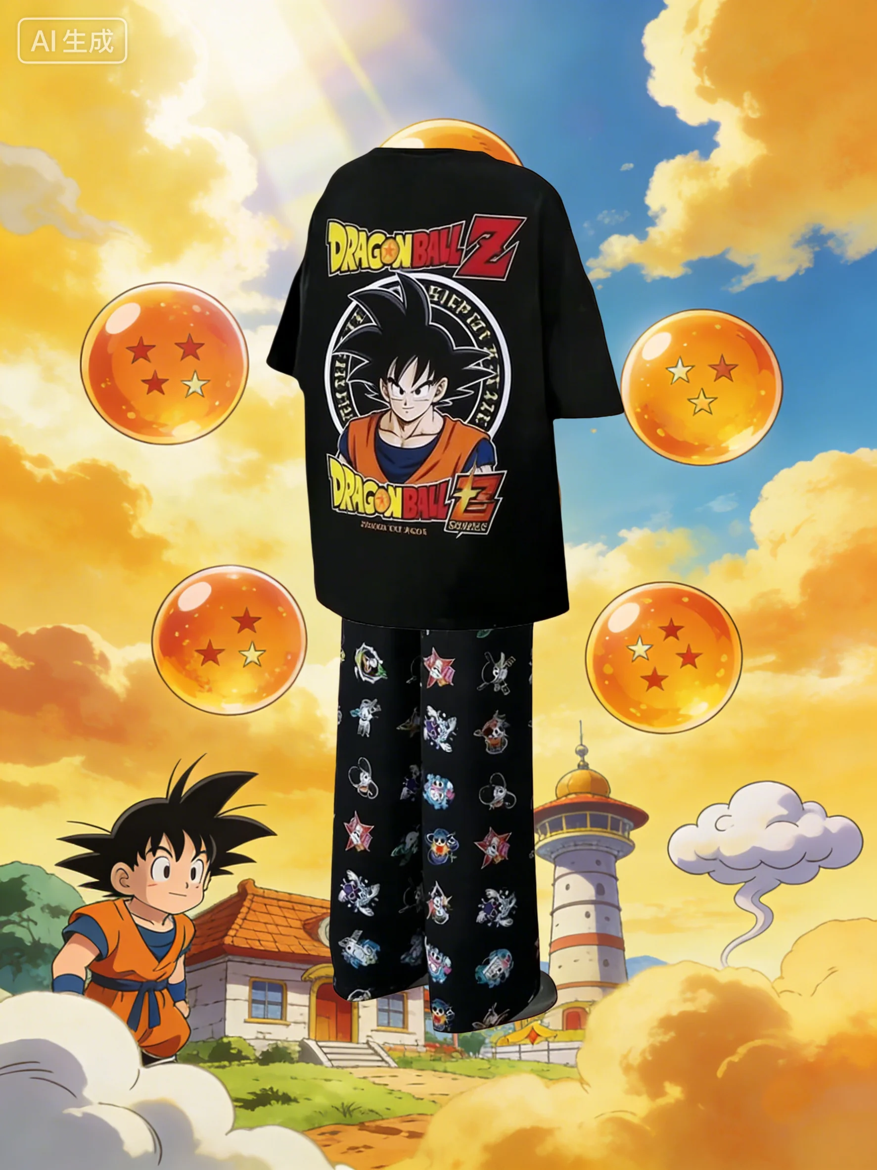 Dragon Ball Z Goku Graphic Paj - огляд і ціна Anime Merchandise For Women