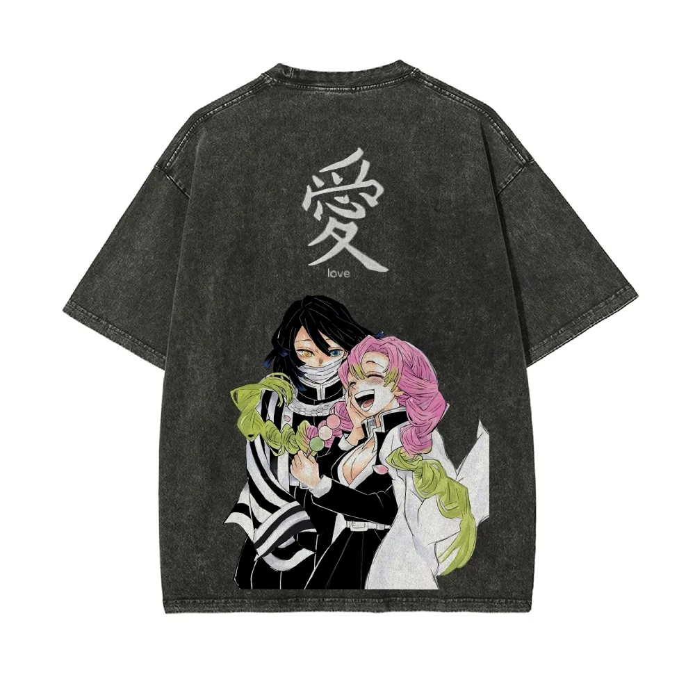 Kimetsu No Yaiba Washed T-Shir - огляд і ціна Anime Merchandise Store Japan