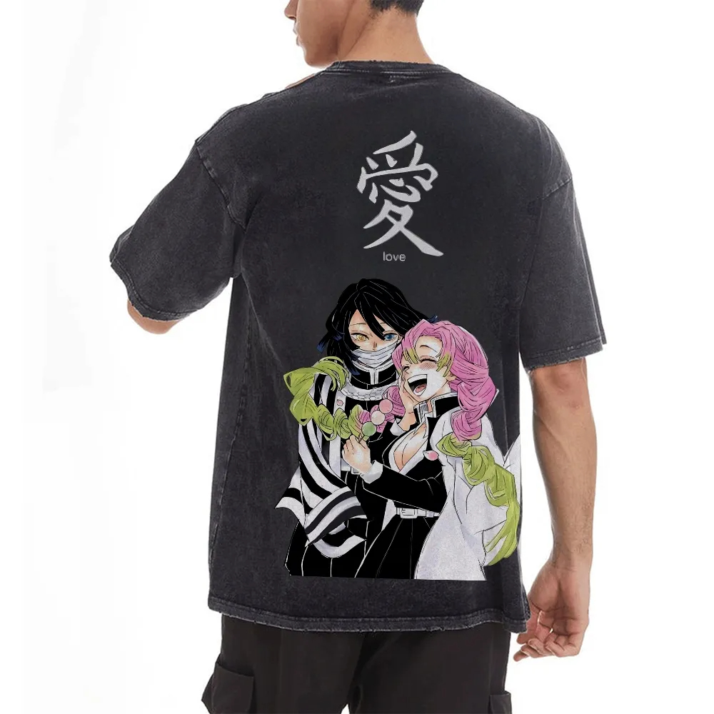 Kimetsu No Yaiba Washed T-Shir - огляд і ціна Anime Merchandise Store Japan