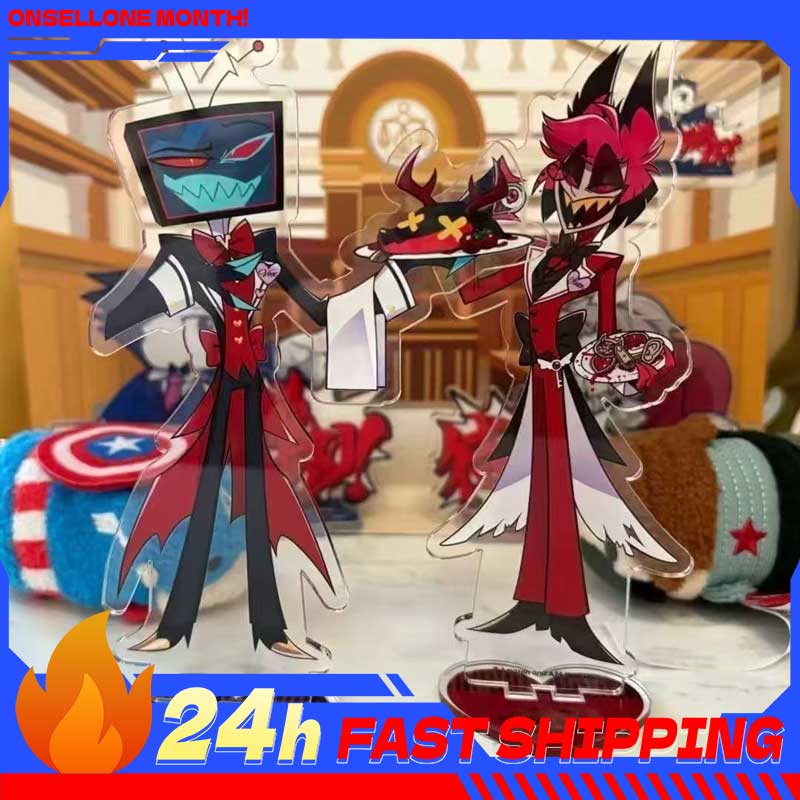 2pcs Hazbin Anime Peripherals  - огляд і ціна Free Anime Merchandise