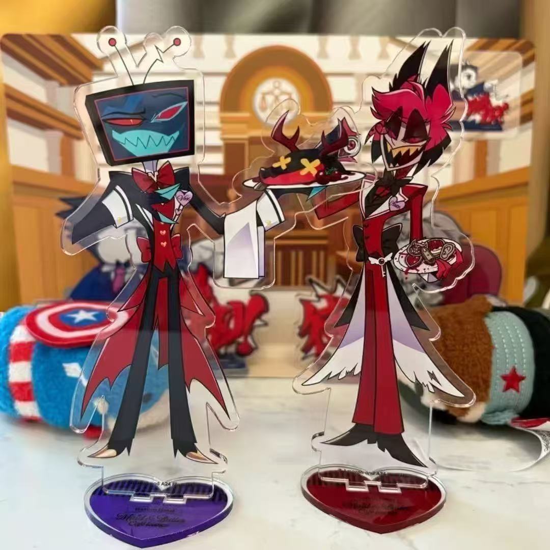 2pcs Hazbin Anime Peripherals  - огляд і ціна Free Anime Merchandise
