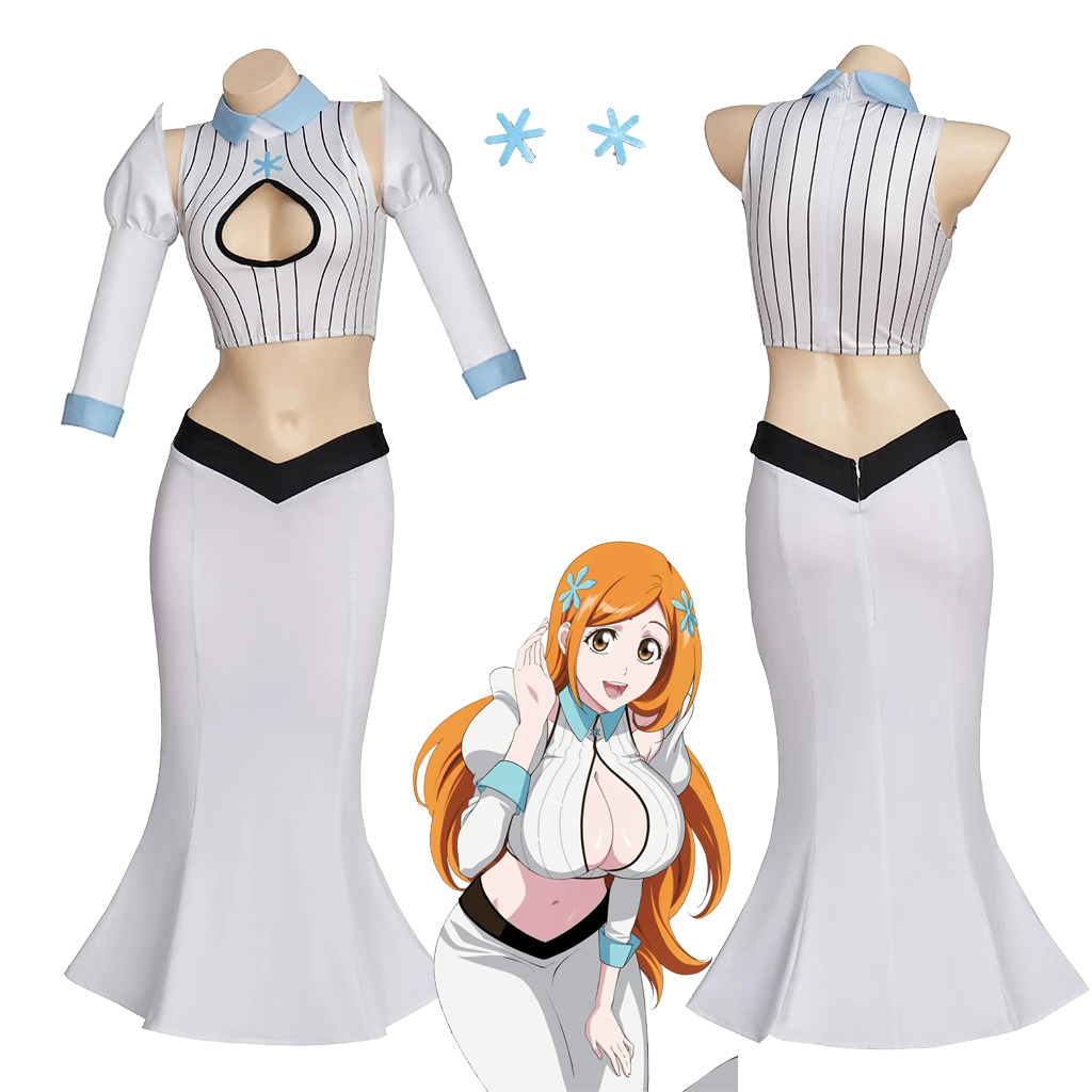 Anime Orihime Inoue Cosplay Co - огляд і ціна Anime Merchandise For Women