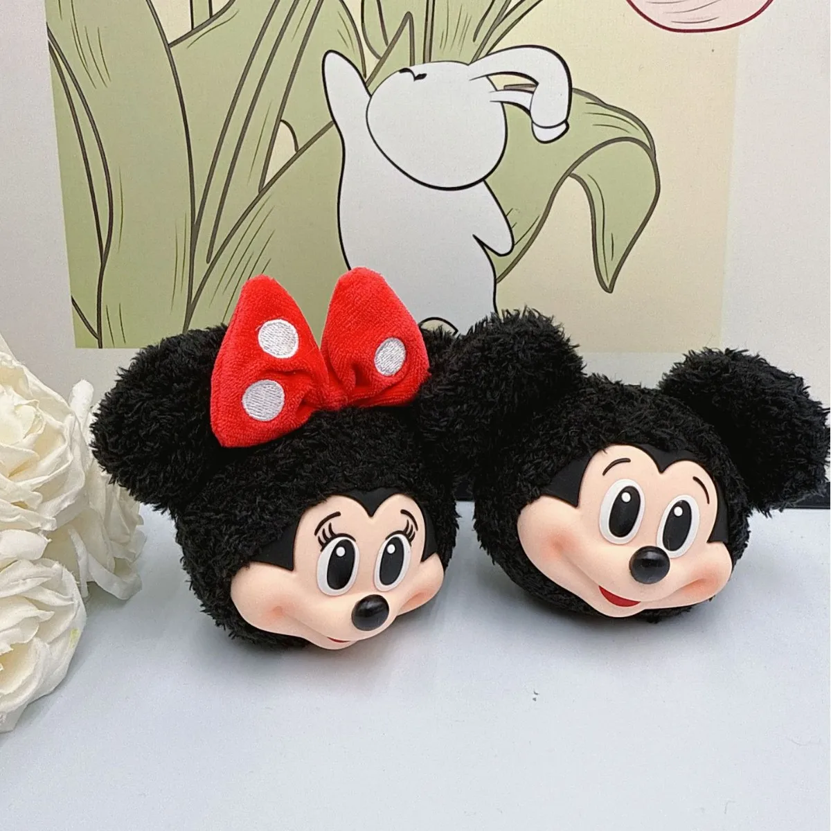 Mickey Minnie Plush Doll Keych - огляд і ціна Anime Merchandise Keychain