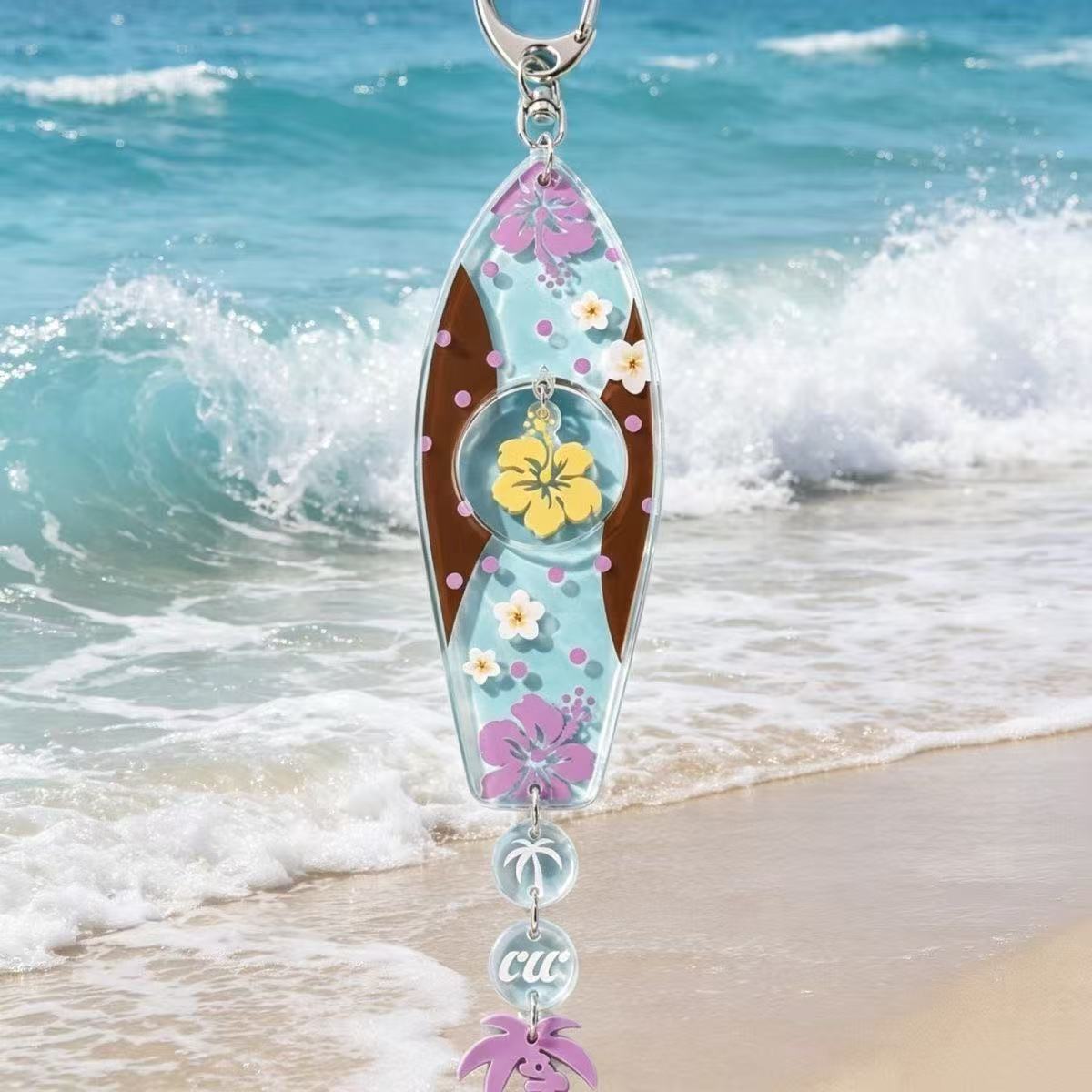 INS Hawaiian Surfboard Shaped  - огляд і ціна Anime Merchandise Keychain