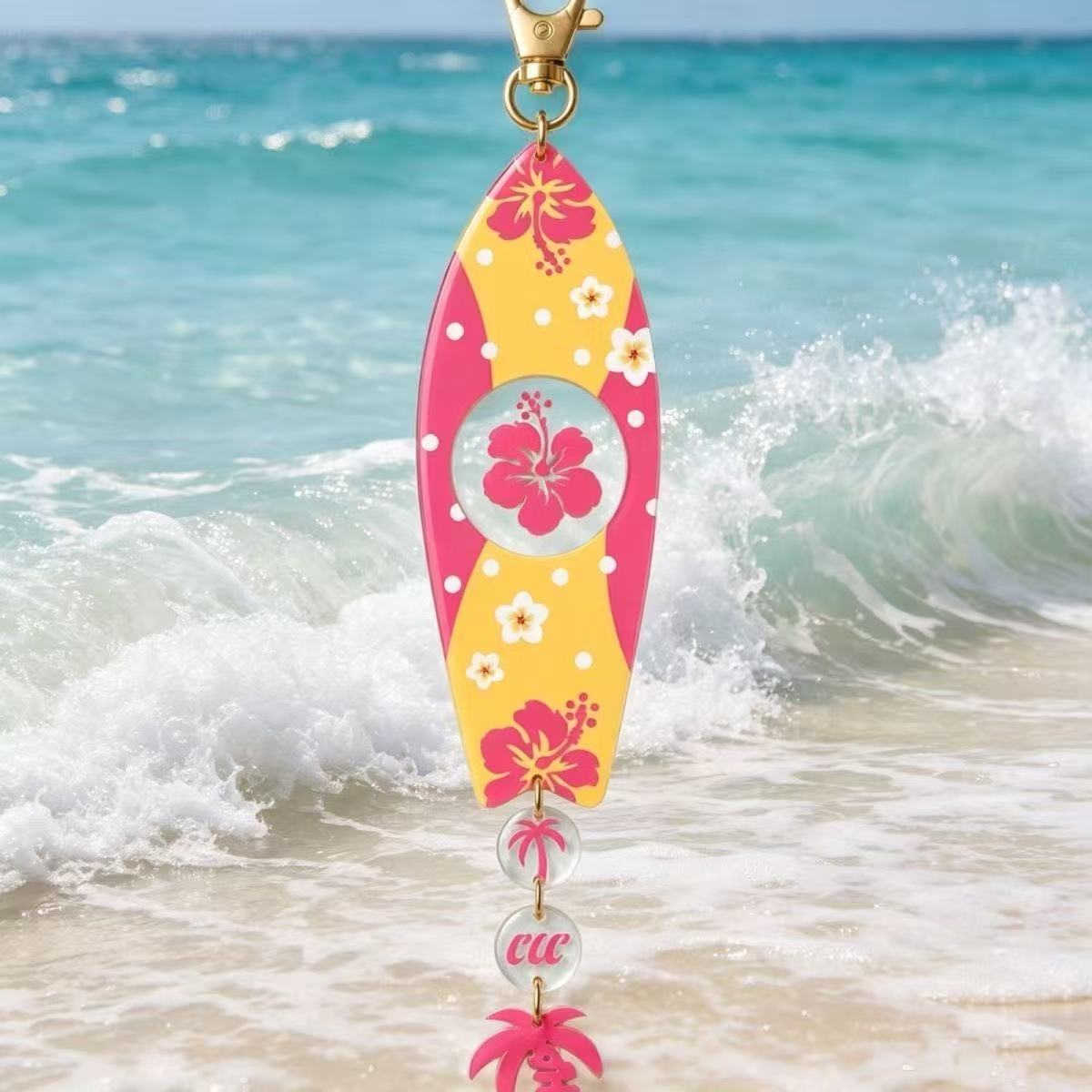 INS Hawaiian Surfboard Shaped  - огляд і ціна Anime Merchandise Keychain