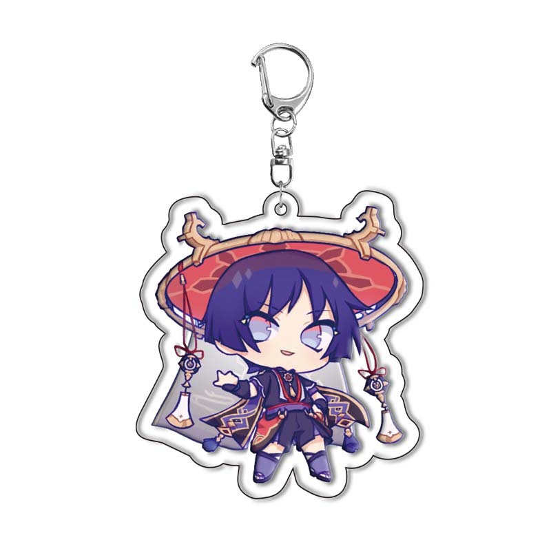 Genshin Impact Traveler Wander - огляд і ціна Anime Merchandise Keychain