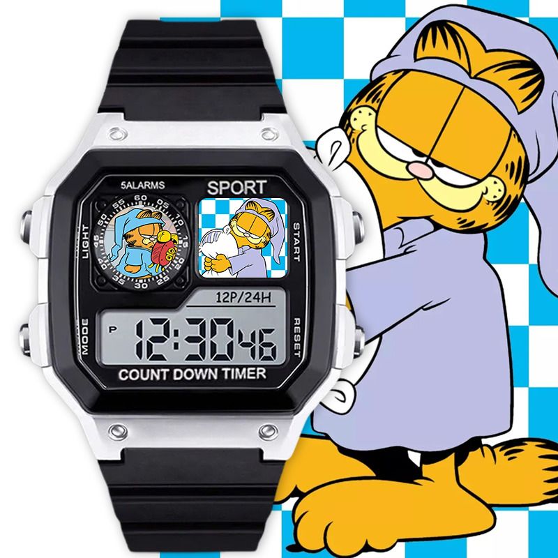 Garfield cartoon cute student  - огляд і ціна Anime Merchandise For Girls