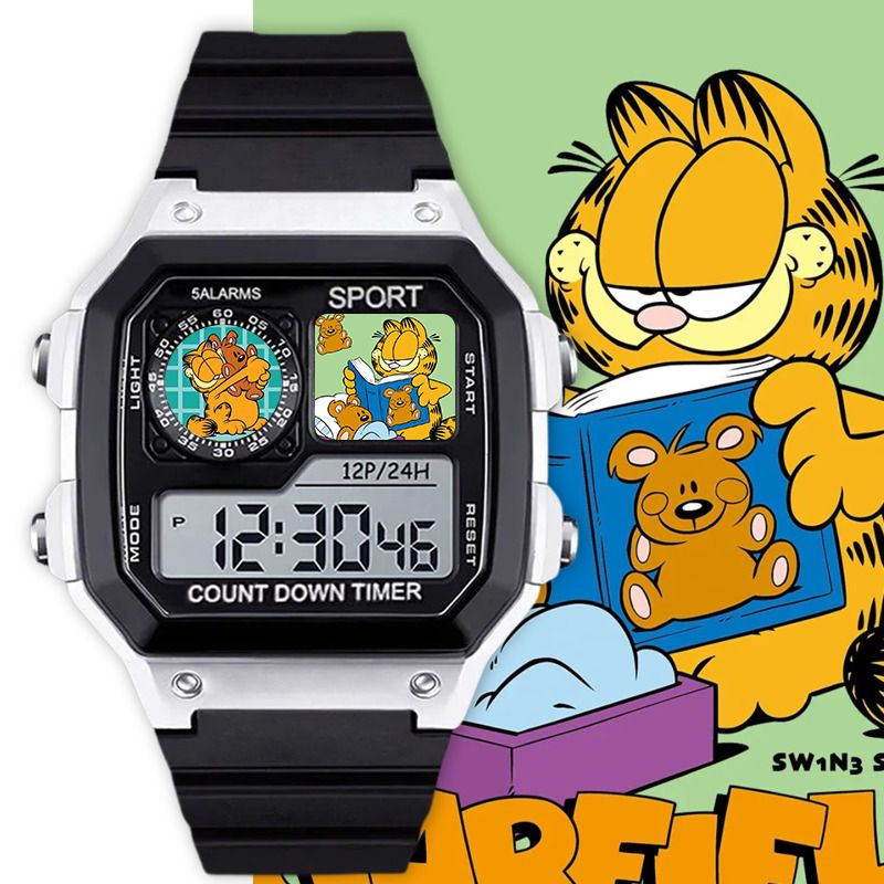 Garfield cartoon cute student  - огляд і ціна Anime Merchandise For Girls