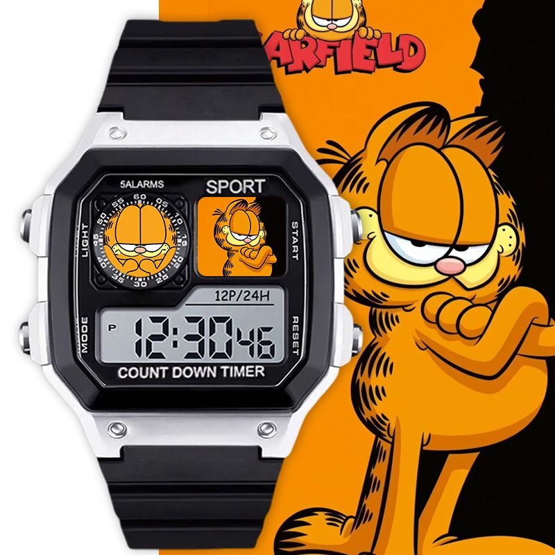 Garfield cartoon cute student  - огляд і ціна Anime Merchandise For Girls