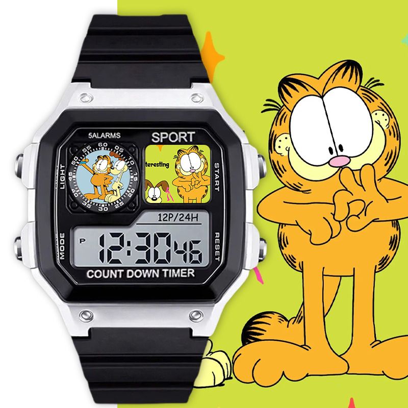 Garfield cartoon cute student  - огляд і ціна Anime Merchandise For Girls